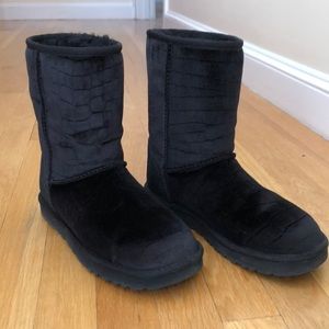 Black UGG boots
